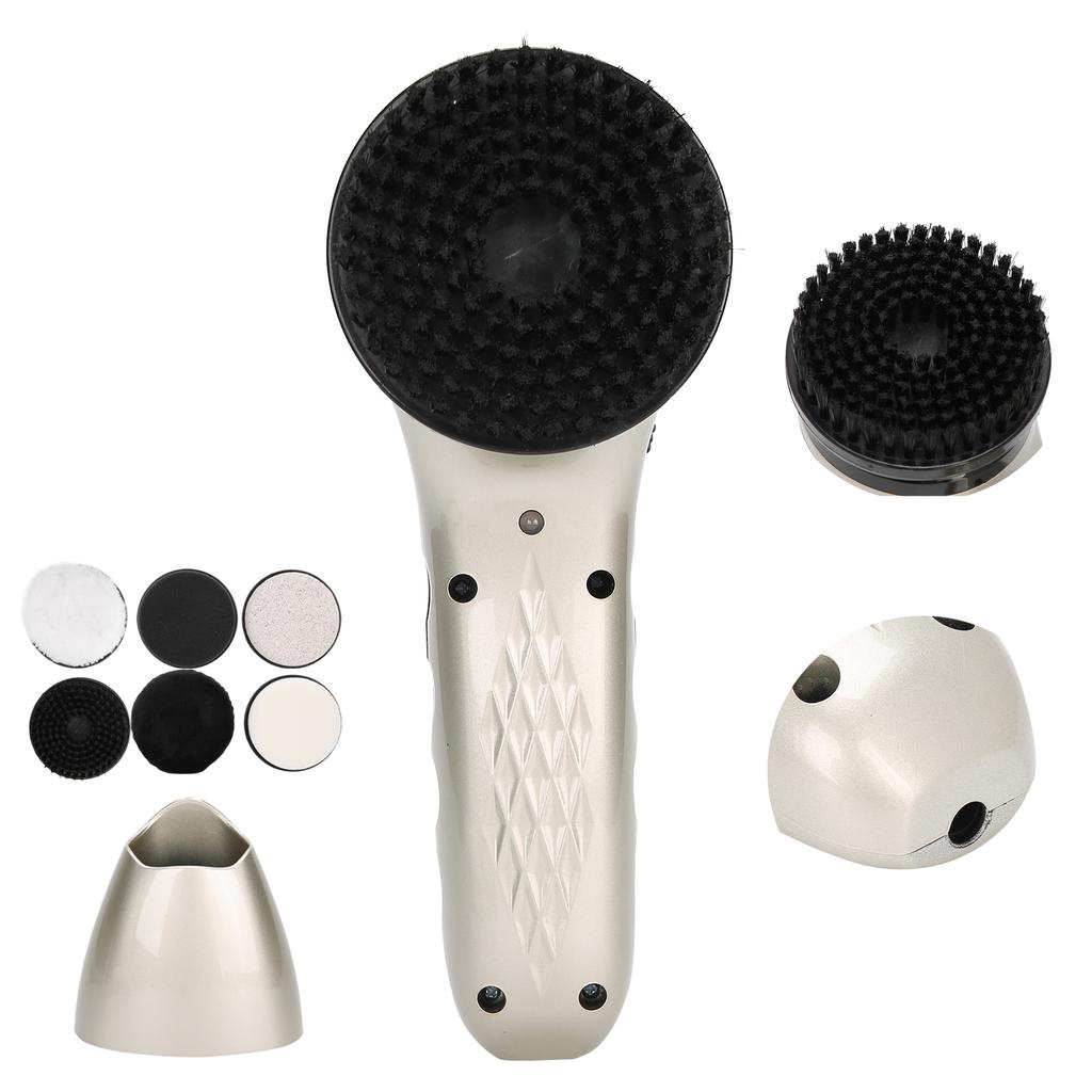 Electric Shoe Polisher Rechargeable Shoe Cleaning Leather Care Portable Handheld Shoe Shine Kit