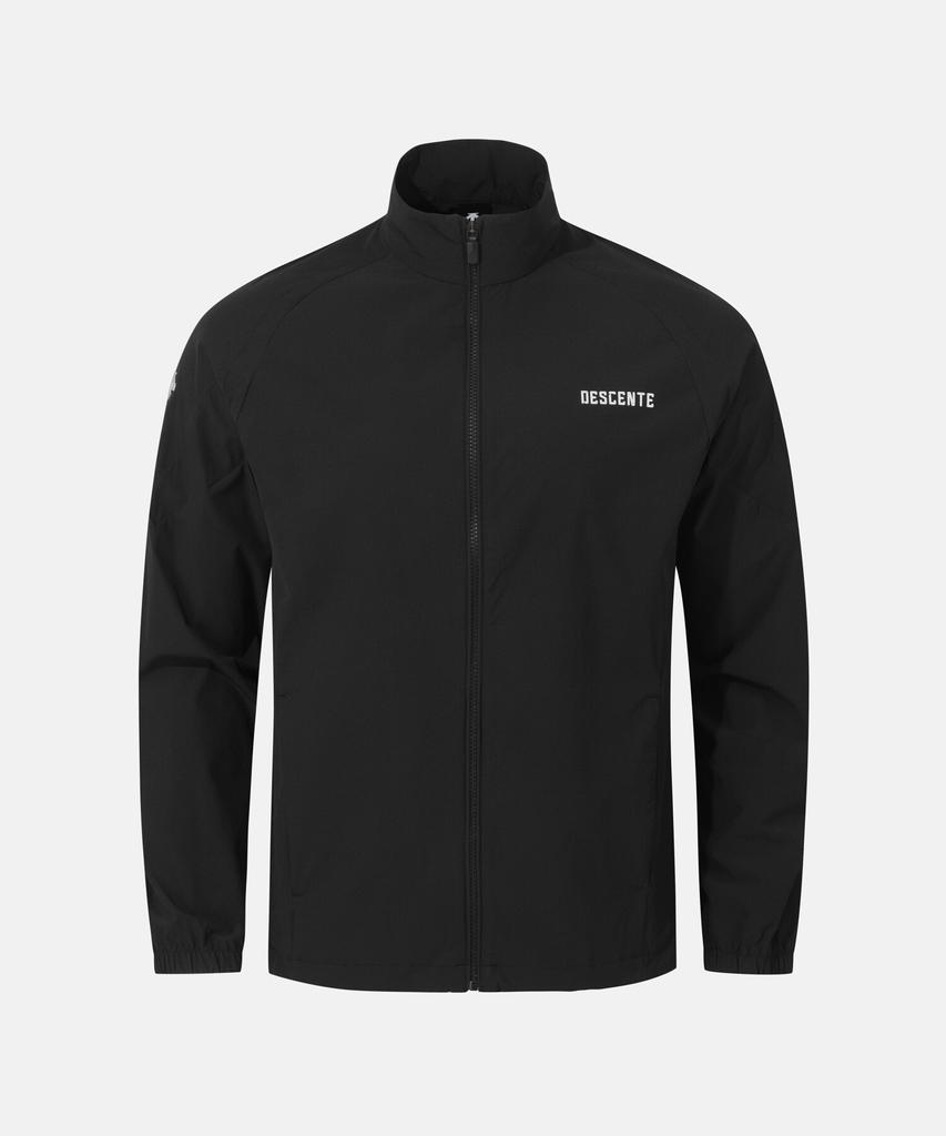 Descente Training Stand-Neck Windbreaker Jacket Black Sr121Twb33
