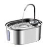 304 Stainless Steel Pet Water Fountain Cat Dog Automatic Dispenser Quiet Pump Filter Large Capacity Drinking Bowl Pet Feeder