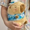 23cm Capybara Plush Simulation Capibara Anime Fluffty Toy Cute Doll Stuffed Animals Soft Doll Plush Christmas Thanksgiving Gifts