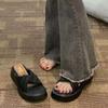 Size 35-43, Large Size Women's Shoes 41 Thick-soled Explosive Fairy Cool Slippers, Casual Soft-soled Beach One-word Drag 42