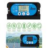 60A PWM Solar Charge Controller 12V/24V Auto Dual USB LCD Display Timer Adjustable Load Modes Smart Regulator 4