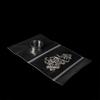 Double-Chamber Transparent Ziplock Bags, Pack of 200, Perfect for Storing Jewelry & Decorative Items
