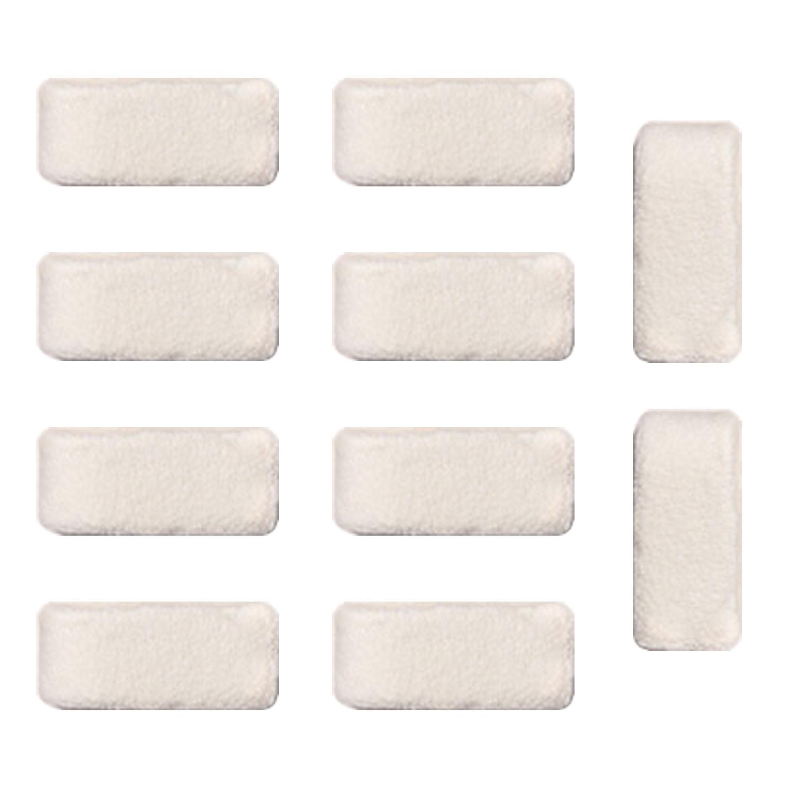 

10 шт. плюшевых держателей для одеяла с прочным захватом, флисовое покрытие, зажимы для пододеяльника, застежки для одеяла, захваты для постельных принадлежностей белый