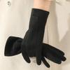 Soft Winter Cycling Gloves Thick Suede Gloves Gift Women Mittens  Girls