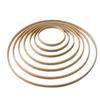 Decorative Circle Round Bamboo Circle Bamboo Hanging Flower Wreath Ring 10-30cm Bamboo Hoop Frame Christmas