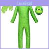 Combinaison unisexe Grinch pour enfants Costume parfait pour les fêtes de Noël