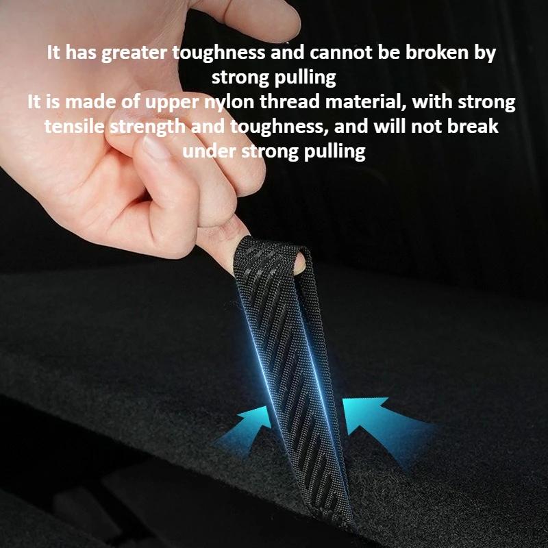 Trunk Lid Hidden Pasting Pull Rope Tail Box for Tesla Model Y Launch Juniper 2025-2025 Car Accessories Auxiliary Pull Rope