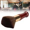 Portable Design Neck Duster Ergonomic Wooden Handle Hair Cut Neck Brush Neck Duster Brush  Barbers