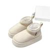 Women's Fashion Hundred Soft Sole Winter Warm Fur One Snow Boots Padded Lined Ankle Boots Non Slip Casual Cotton Boots Bread Shoes