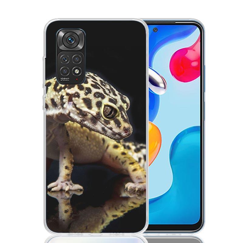 

Lizards Geckos Phone Case For Xiaomi Redmi Note 15 14 13 12S 12 Pro Plus 11S 11E 11 11T 10S 10 Art Soft Pattern Cover Redmi Note Redmi Note 15 4G