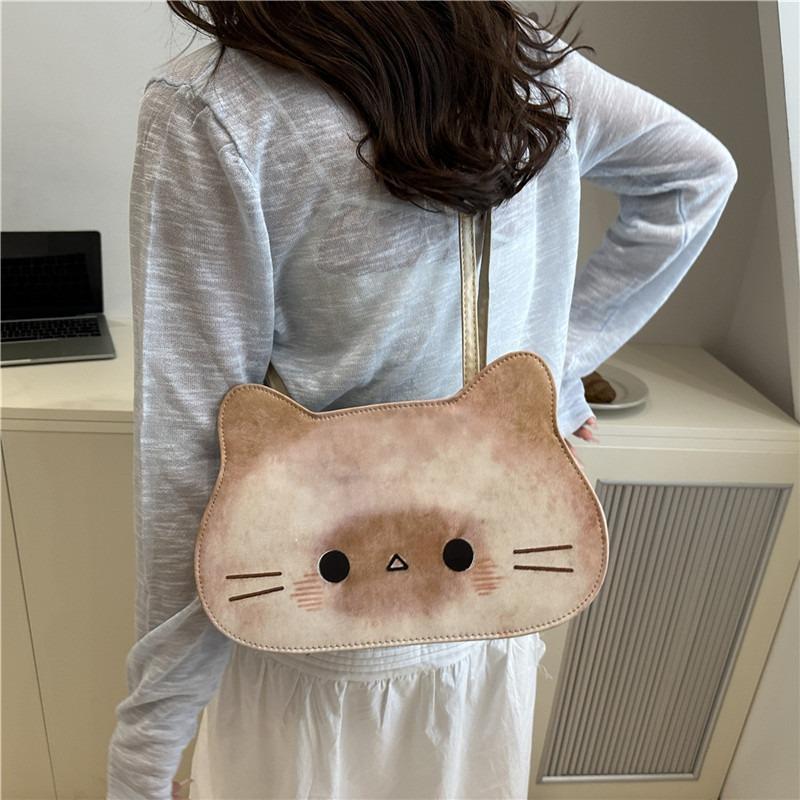 New Cute and Wellbehaved Bread Kitten Milk Whirring Backpack Cartoon Bag Tote Bag Creative Bag Female