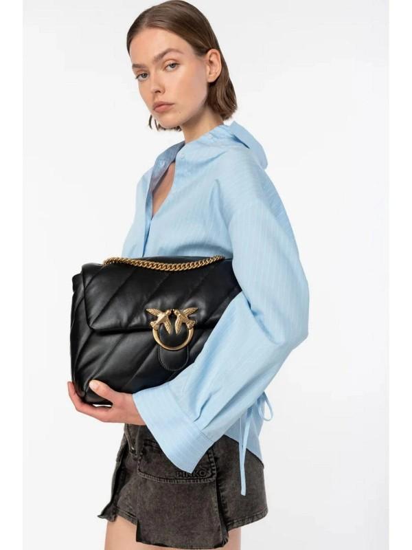 Pinko Luxury Messenger Bag Love BIG Puff Maxy