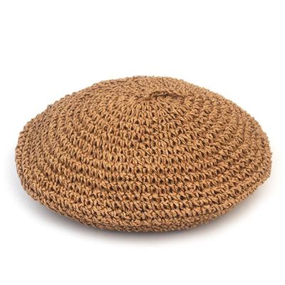 Universal Chemistry Rattan Summer Brown Beret
