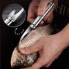 Stainless Steel Shrimp Deveining Tool Heavy Duty Fish Scales Scraper For Home Kitchen Double Head Shrimp Line Knife for Shrimp Intestine Opener