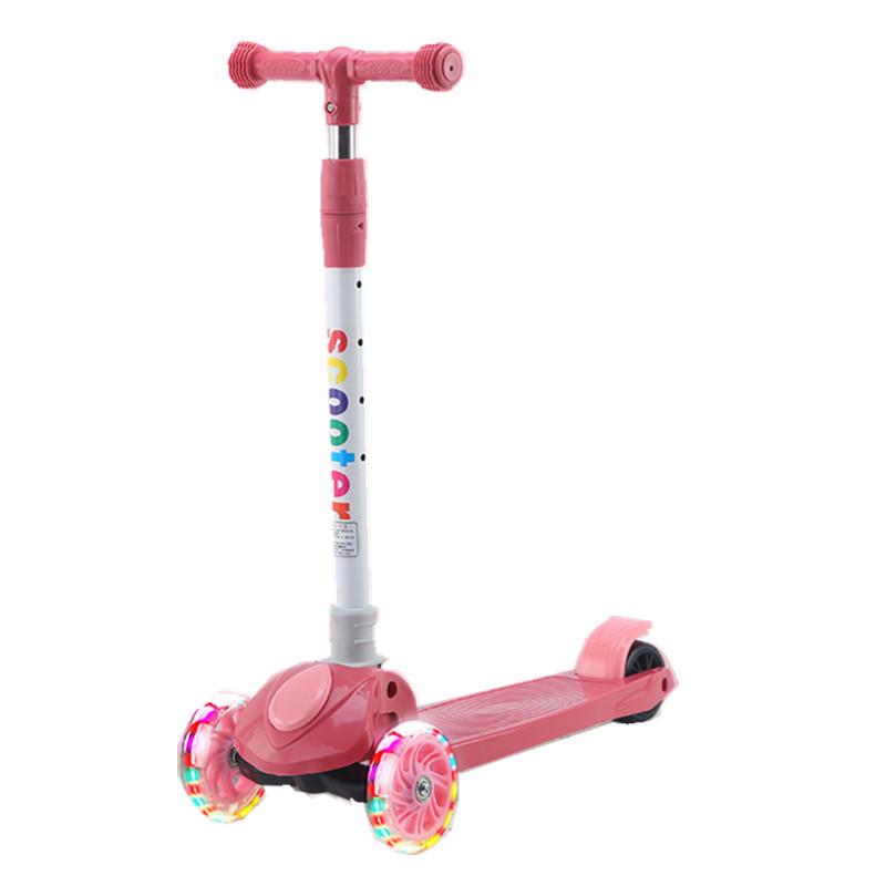 Flashing Folding Scooter for Kids Ages 2-10