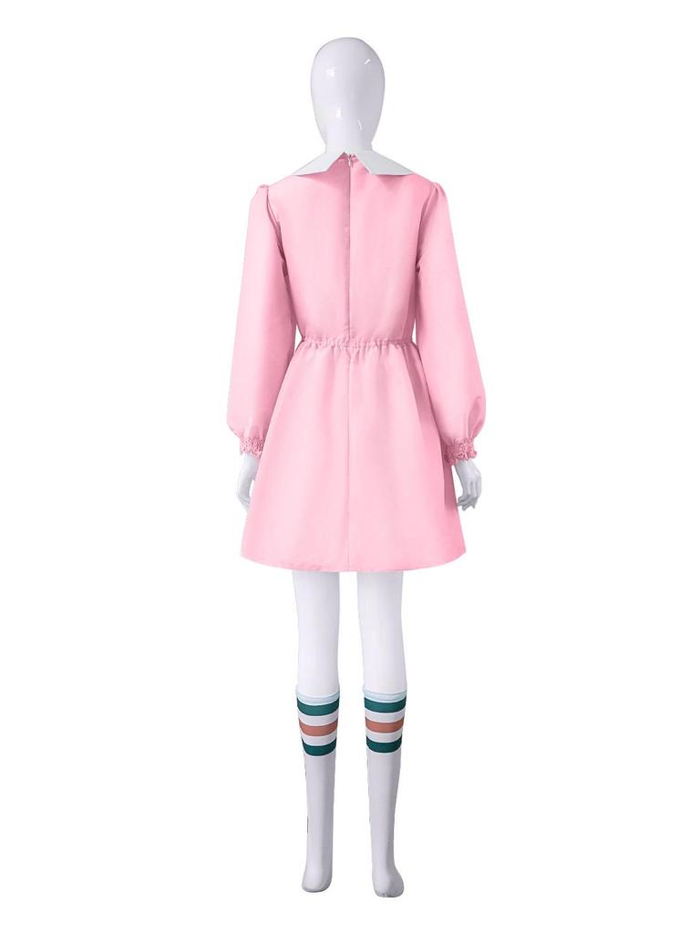 Eleven Pink Dress Cosplay Costume for Girls - Inspired by Stranger Things