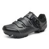 Unisex Cycling Shoes Mountain Road Bikes With Rotating Dial Velcro Strap Non-Lock Option Lightweight Anti-Slip