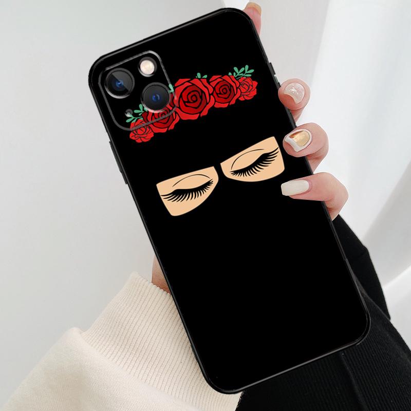 Muslim Islamic Girls Arabic Hijab Phone Case For iPhone 17 Pro Max 16 15 14 11 12 13 Pro Max mini 15 16 Plus 16e 17 Air Cover