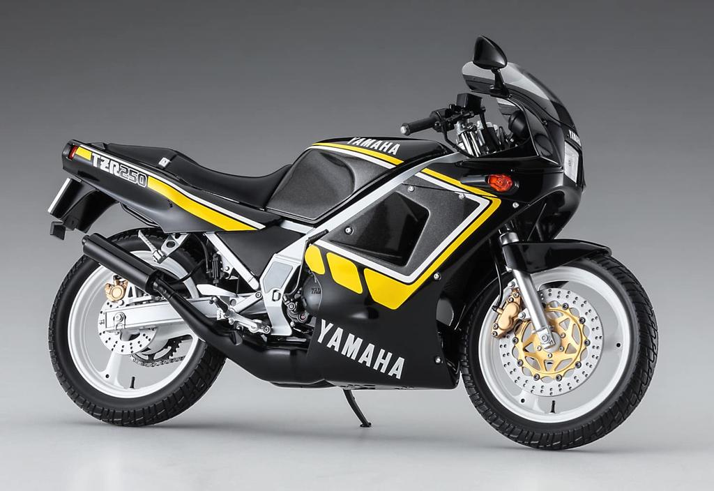 Hasegawa Yamaha TZR250 New Yamaha Black Plastic Model Kit 21743 1/12 (2AW)