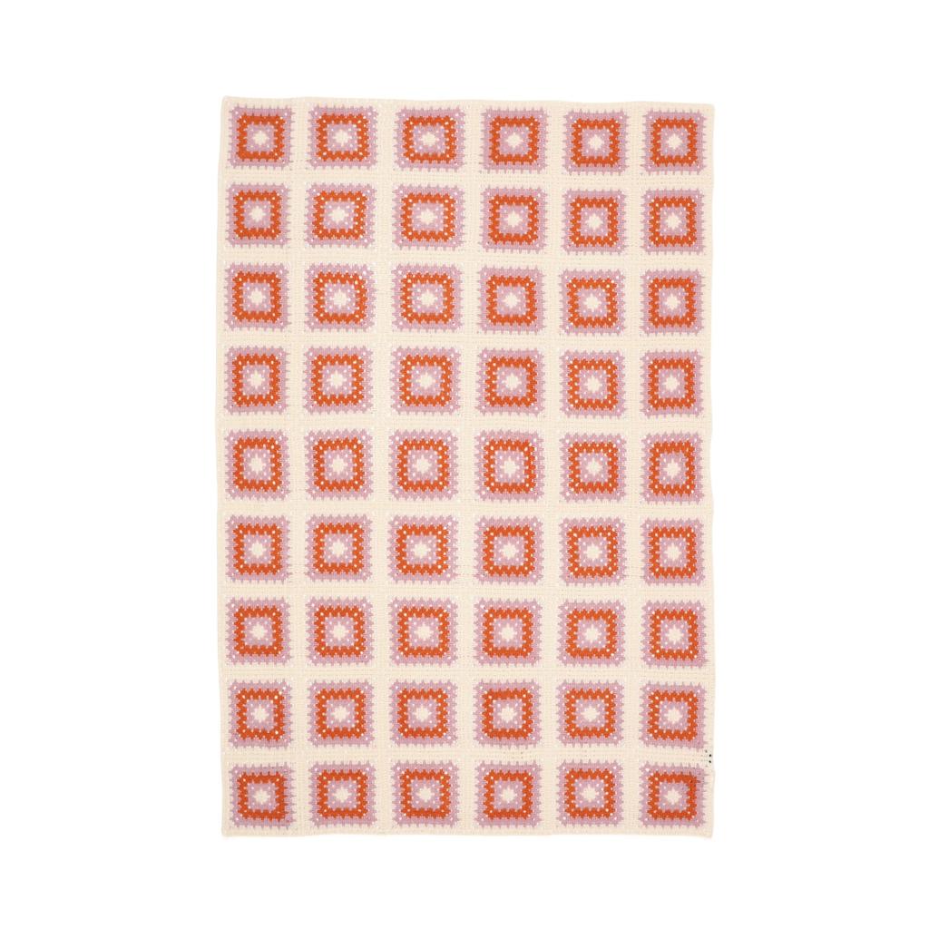 Pătură croșetată Francfranc (Arunca) 140x100cm Multi