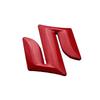 HECQ4 4.45cm Metal Car Steering Wheel Logo Badge Sticker for Suzuki Swift Jimny Grand Vitara Alto SX4 Alivio Samurai Emblem Decoration