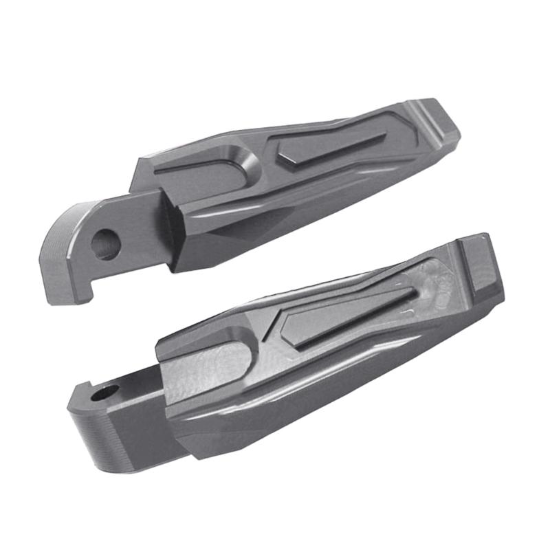 Compatible for NMAX155/125 XMAX300/250 Motorcycle Aluminium Alloy Accessories Rear Passenger Foot Peg Pedal Footrests 2x
