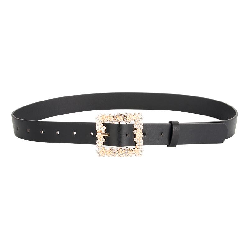 2022 Women's Classic PU Leather Belt with Alloy Pin Buckle - Versatile for Trousers and Skirts