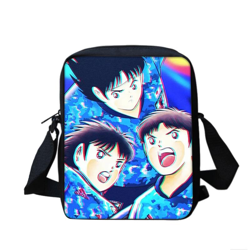 Captain Tsubasa  multifunctional large capacity shoulder bag, the perfect gift for boys and girls on school birthdays