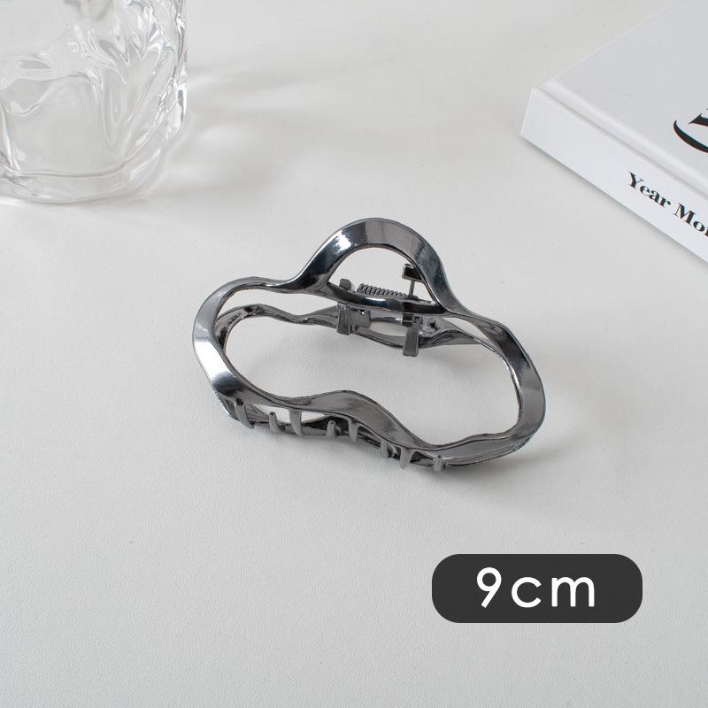 

Metal Large Silver Luxury Solid Colors Hair Claws Grab Butterfly Elegant Vintage Headband Hair Clips for Women