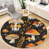 1pc Mushroom Pattern Chair Carpet for Office, Non Slip, Soft and Durable Office Rug