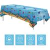 Under The Sea Party Decorations Tablecloth, 3Pcs Disposable Underwater Sea Life Blue Ocean Theme Birthday Baby Shower Tablecover Supplies, 86in x