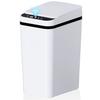 Bathroom Trash Can, 12L Automatic Motion Sensor Touchless Waterproof Trash Bin with Lid, Smart Electric Trash Can for Kitchen