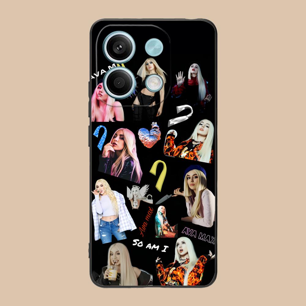 Fashion Ava Max Matte TPU Mobile Phone Case for POCO M7 M6 M5 M4 M3 X7 X6 X5 X4 X3 Pro GT 5G Colorful Printing Cover