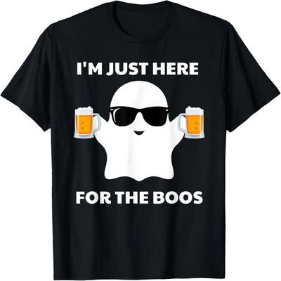 Halloween Costumes I'm Just Here for the Boos Beer T-Shirt