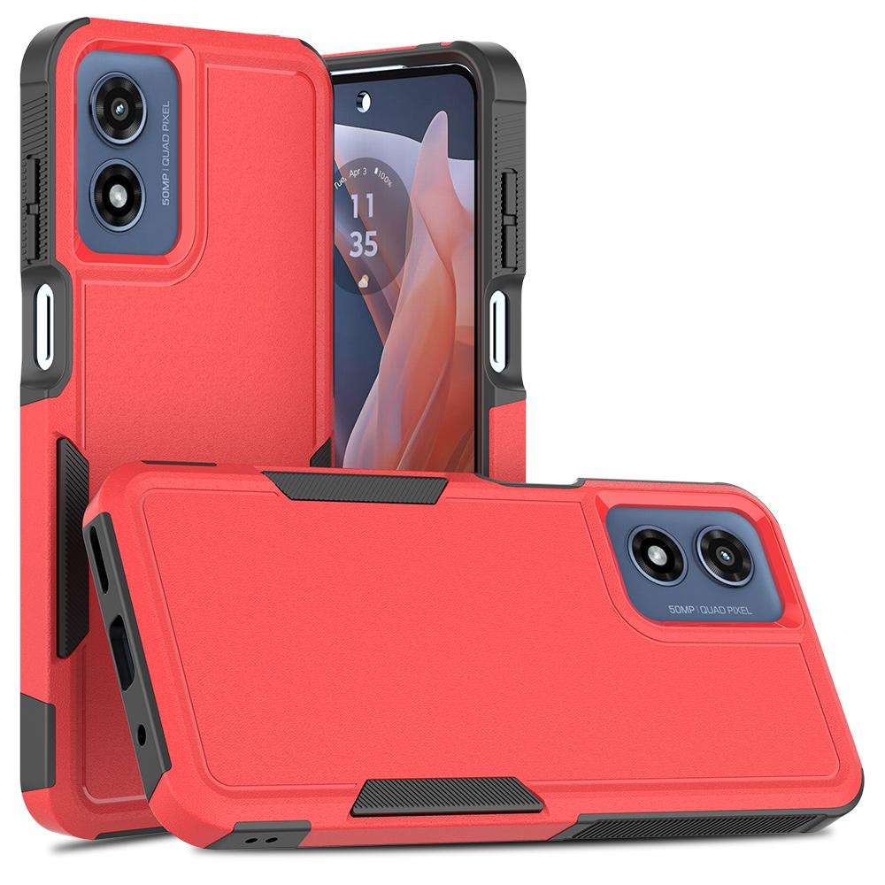 New TPU/PC Case for Motorola Moto G Play 2024 / G Play 2023 Shockproof Phone Cover Armor Shell Dual Layer Protection Funda Capa