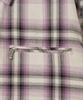 Annot Washed Check Zip-Up Jacket Purple