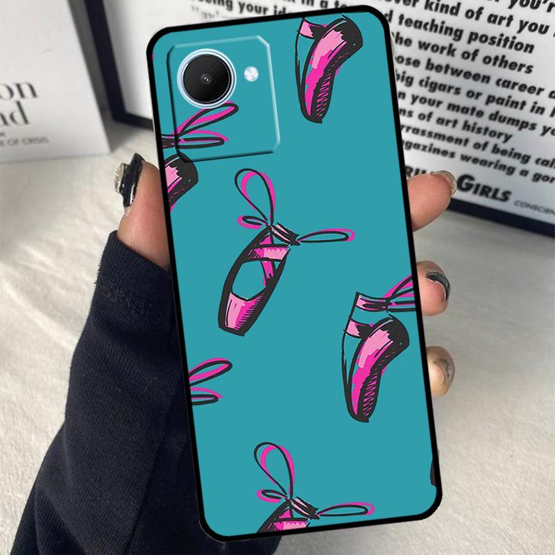 

Чехол для Realme GT7 Pro GT6 C67 C65 C63 C61 C55 C53 C51 C71 C75 10 11 12 13 14 15 Pro Plus с рисунком Балетный танец Realme C15