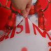 Stretch Print Christmas Chair Cover Christmas Chair Cover Decoration