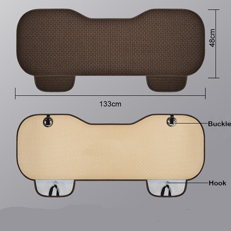 Car Seat Cover Front/ Rear/ Full Set Choose Car Seat Protector Cushion Linen Fabric Car Accessories Universal Size