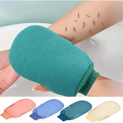 1/2 STUKS Scrub Exfoliërende Handschoenen voor Douche Schoonmaken Scrub Wanten Dode Huid Verwijderen Lichaamsborstel Handdoek SPA Schuim Lichaamsmassage
