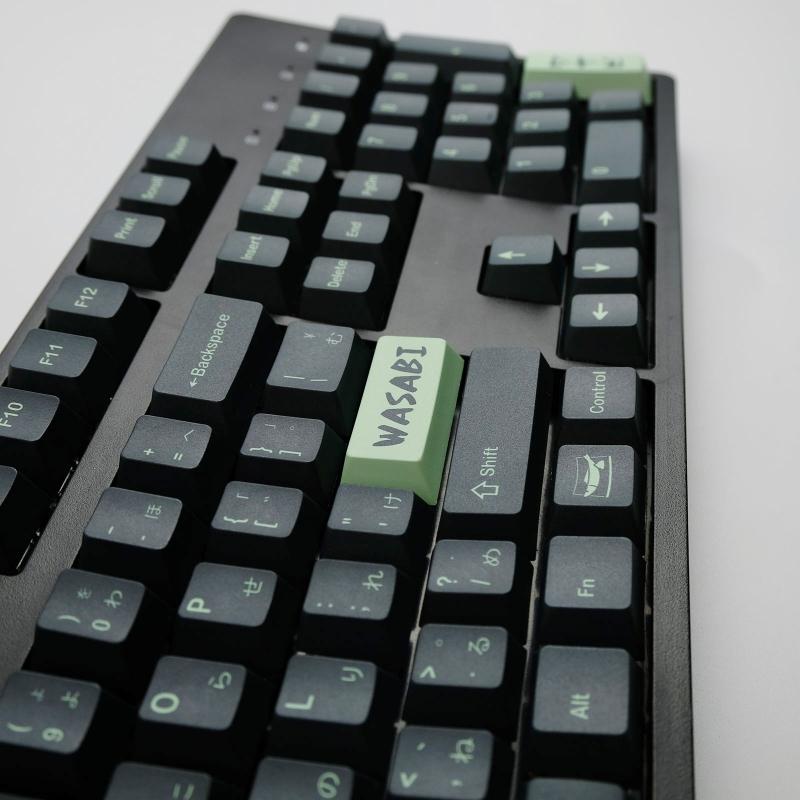 142 Keys Wasabi Mustard Keycaps PBT Dye Sublimation Personlized  Keycap For Mechanical  MX Keyboard for Key