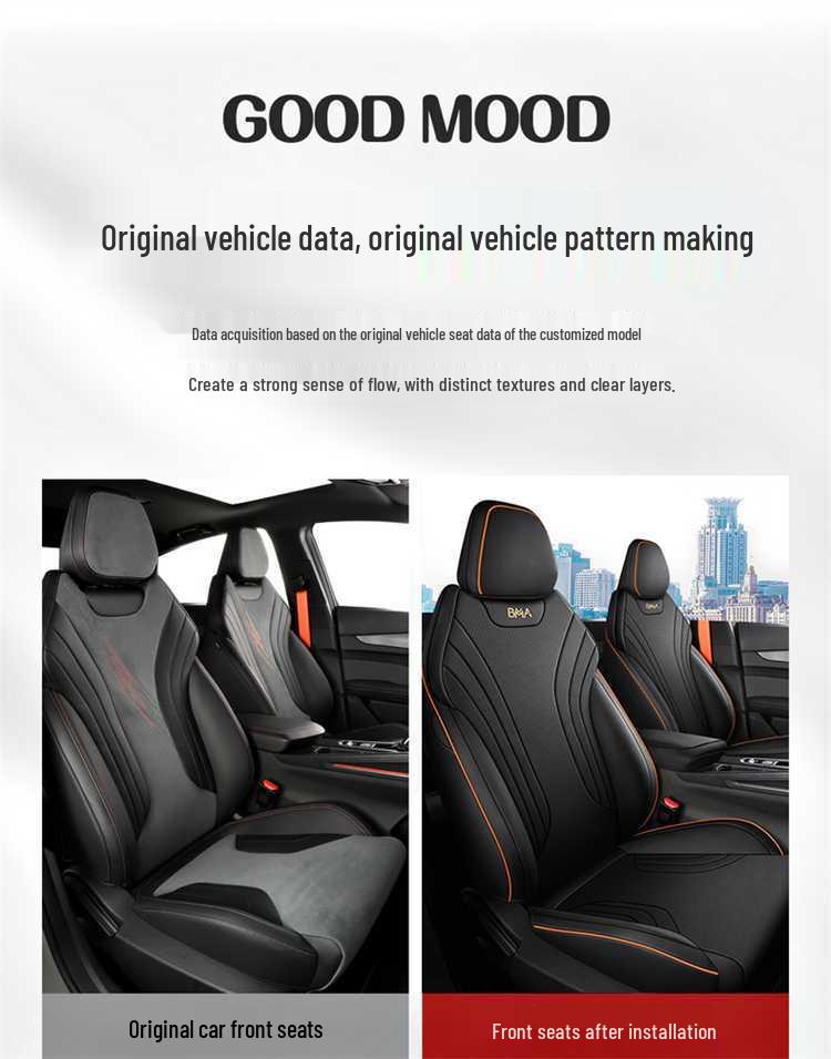 2526 Riben Yue L Seat Cover: All-Season, Fully Enclosed Cushion for 25 Models