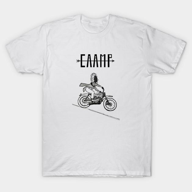 

Men Black Print T-shirt Caamp No-Cut Transfer Paper Print Cotton Tshirt XL белый