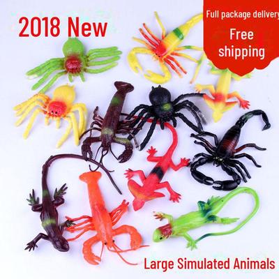 Novel Spoof Lizard & Spider Simulation Trick Toys - Soft and Fun