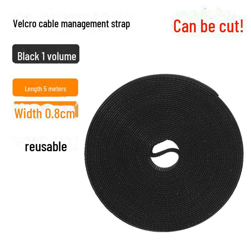 Cleme de cablu reutilizabile cu velcro și cataramă pentru organizarea firelor și cablurilor
