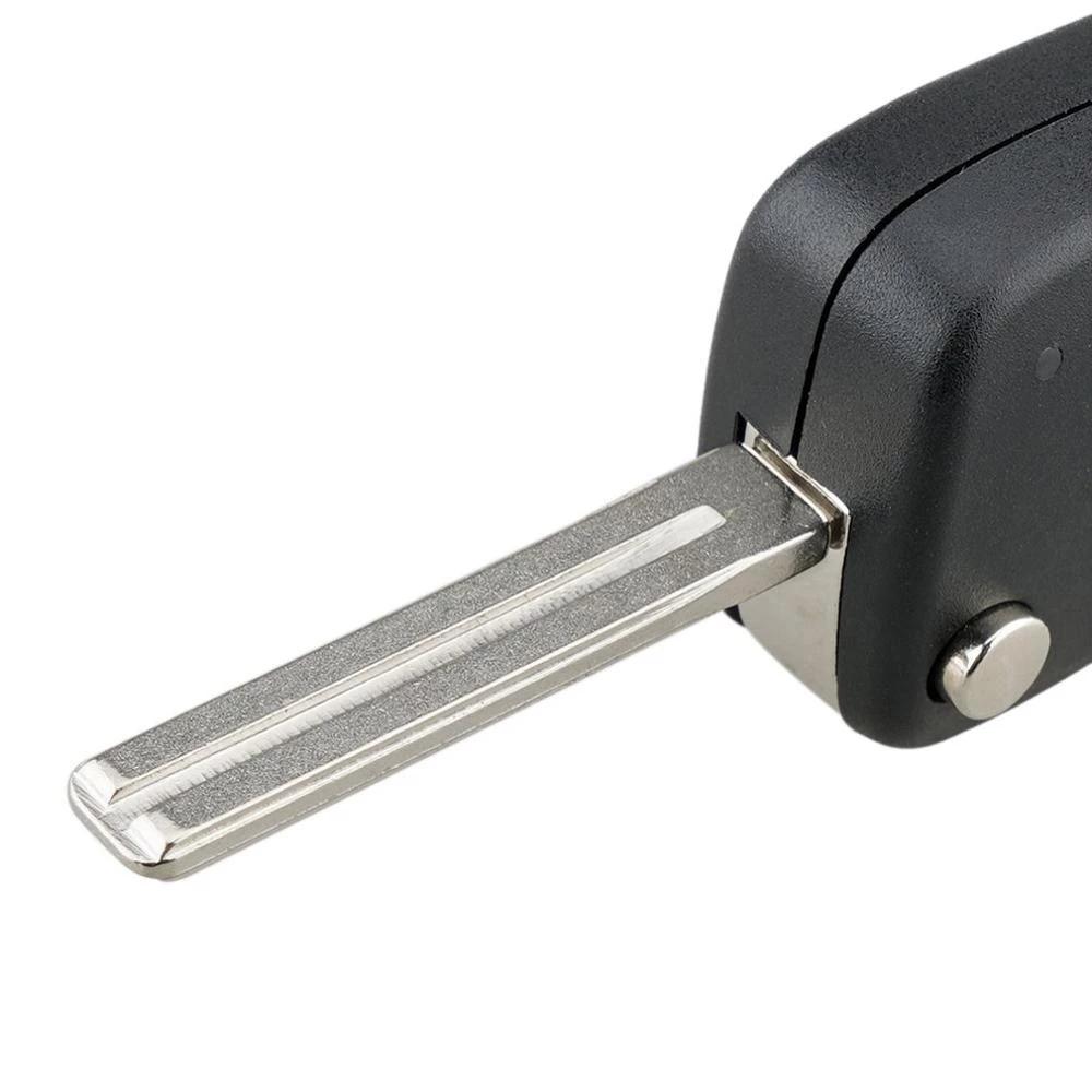 For Kia K2 K5 Picanto For Rio 3 Car Key Shell Flip Folding Key Case Remote Key Shell 3 Buttons