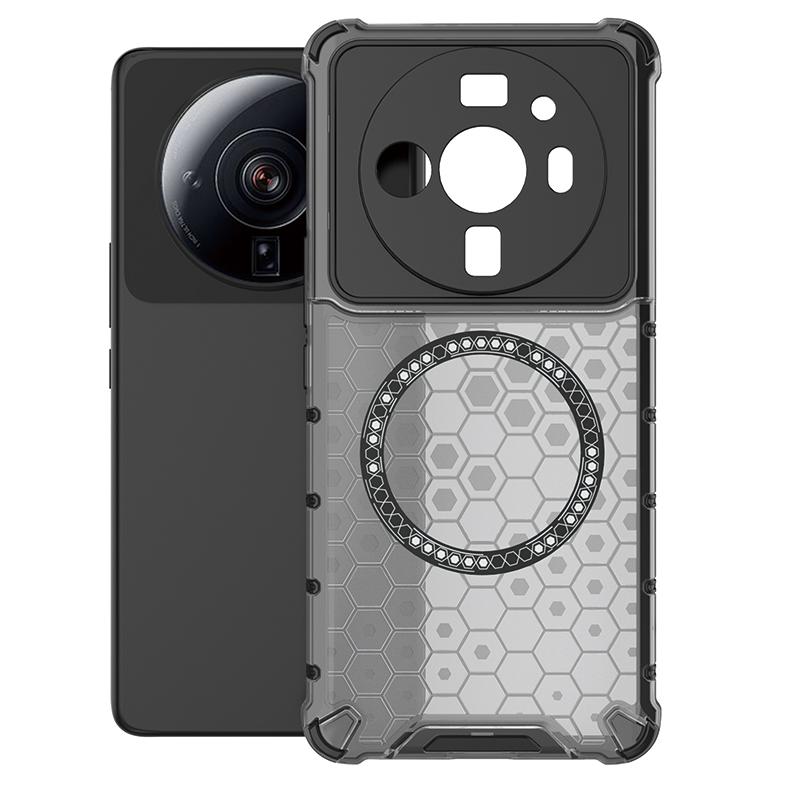 For xiaomi 12s Ultra Magnetic Ring Back Cover Phone Case Magsafe Ring Wireless Charge Lens Protect Shockproof Coverage Cases