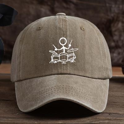 Fun Printed Baseball Cap, Unisex Outdoor Sports Sun Protection Hat, Fashionable and Versatile Duckbill Cap