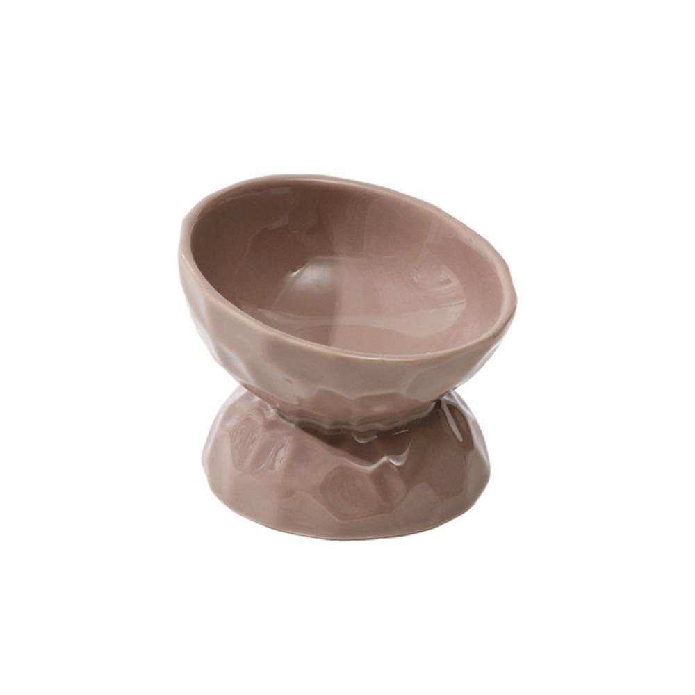 Slanted/Flat Mouth Cat Bowl Creative Dog Food Feeding Basin Pet High Foot Bowl  Water Container